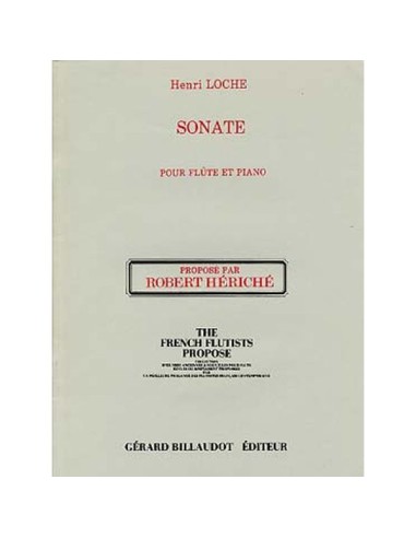 LOCHE H.-Sonate per flauto e pianoforte