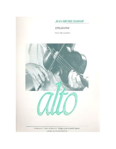 DAMASE E.-Epigrafo per Viola e Pianoforte