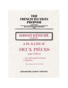 RAMEAU J.P.-Pezzi (2) per 3 Flauti (Chaubet)
