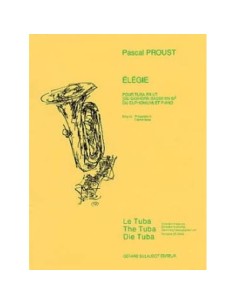 PROUST P.-Elegie for Tuba and Piano
