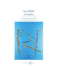 RIVIER J.-Concerto per flauto e pianoforte