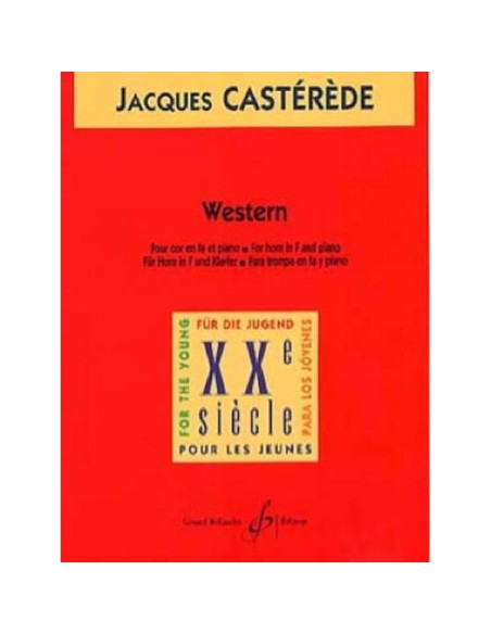 CASTEREDE J.-Western per corno e pianoforte
