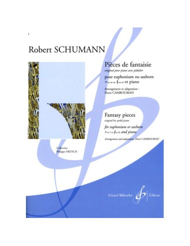 SCHUMANN R.-Fantasy Pieces Op.73 per eufonio e pianoforte