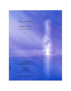PAUBON P.-Sans Plus per flauto e pianoforte