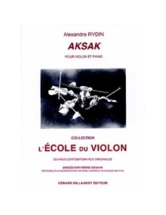 RYDIN A.-Aksak pour violon et piano
