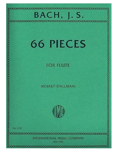 BACH J.S.-Pezzi (66) per flauto (Stallman)