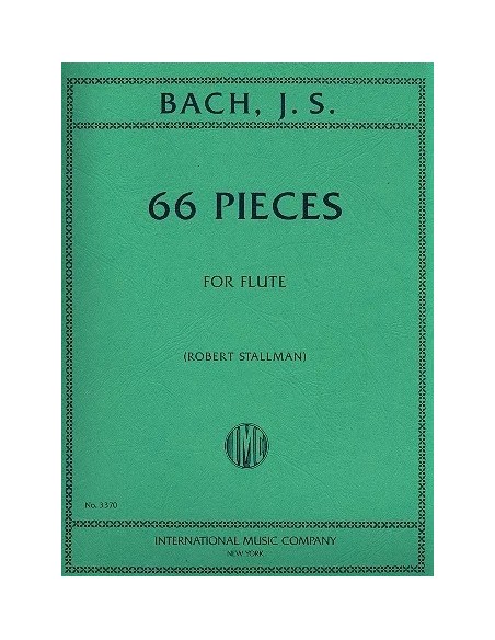 BACH J.S.-Pezzi (66) per flauto (Stallman)