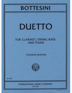 BOTTESINI P.-Duo pour clarinette, contrebasse et piano (Martin)