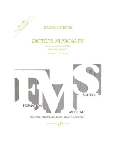 JOLLET J.C.-Dictees Musicales Vol.1 (Libro del Alumno) (Inc.CD)
