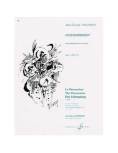 TAVERNIER J.C.-Accessorio per percussioni e pianoforte
