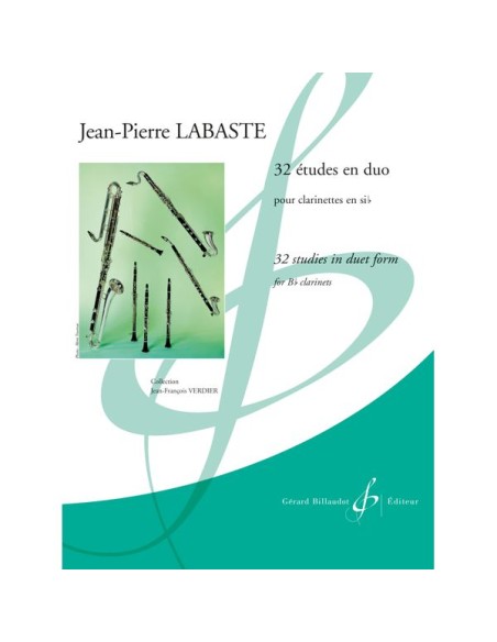 LABASTE J.P.-Studi (32) in duo per 2 clarinetti