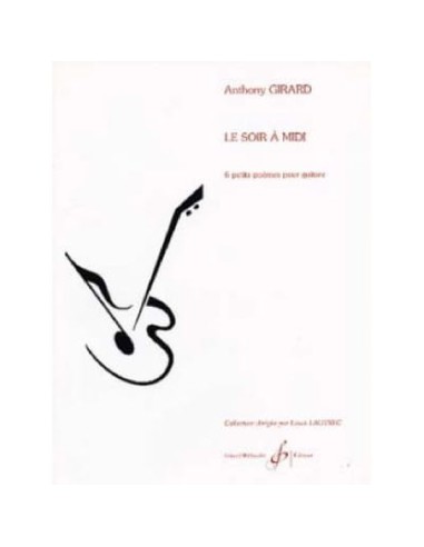 GIRARD A.-Le Soir a Midi per chitarra