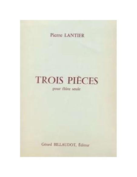 LANTIER P.-Pezzi (3) per flauto
