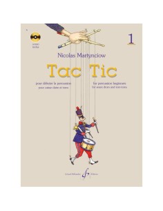 MARTYNCIOW N.-Tac tic 1º (méthode dinitiation) pour percussion (Inc.CD)