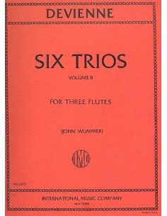 DEVIENNE F.-Trios (6) Vol.2 for 3 Flutes (Wummer)