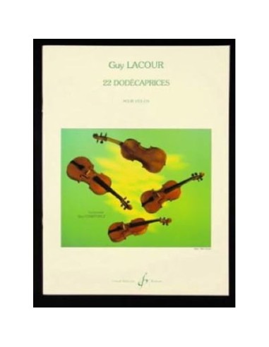 LACOUR G.-Dodecaprices (22) per Violino