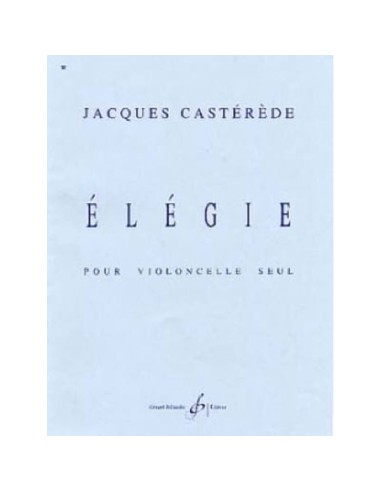 CASTEREDE J.-Elegie per violoncello