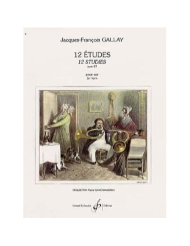 GALLAY J.F.-Studi (12) Op.57 per corno (Garcin Marrou)
