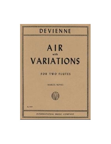 DEVIENNE F.-Air avec variations pour 2 flûtes (Moyse)