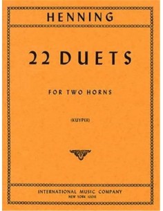 HENNING K.-Duos (22) per 2 corni (Kuyper)