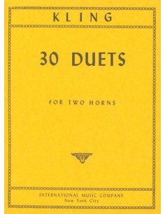 KLING H.-Duos (30) for 2 Horns