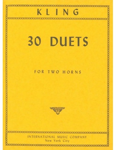 KLING H.-Duos (30) pour 2 cornes