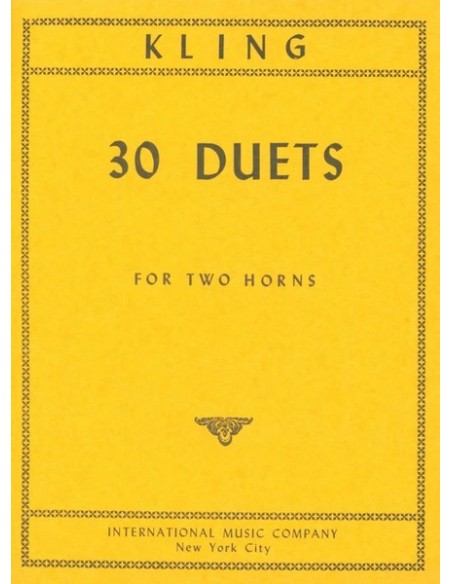 KLING H.-Duos (30) per 2 corni