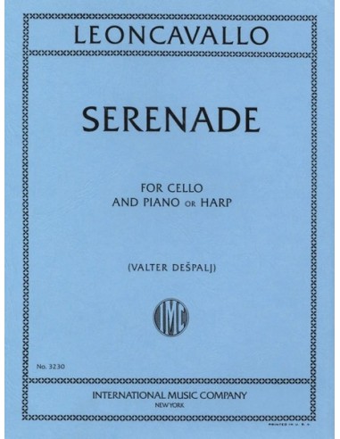 LEONCAVALLO R.-Serenata per violoncello e arpa (Despalj)