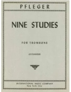 PFLEGER C.-Studies (9) per trombone (tuba) (Ostrander)