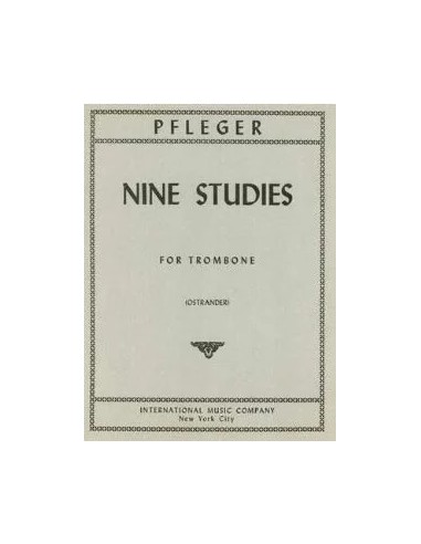 PFLEGER C.-Studies (9) per trombone (tuba) (Ostrander)