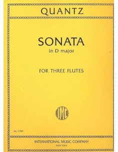 QUANTZ J.J.-Sonata in D Major for 3 Flutes (Wummer)