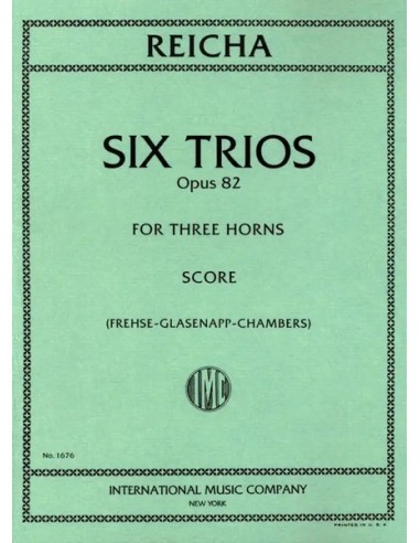 REICHA A.-Trii (6) Op.82 per 3 corni (Chambers)