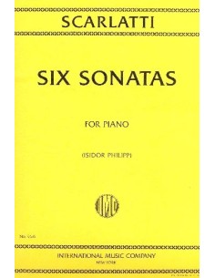 SCARLATTI D.-Sonatas Selectas (6) para Piano (Philipp)
