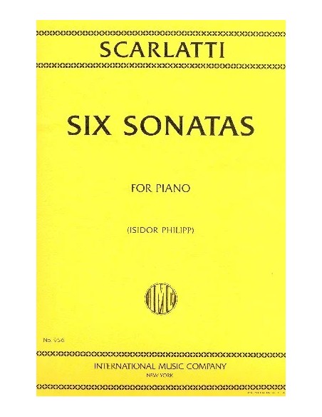 SCARLATTI D.-Sonatas Selectas (6) para Piano (Philipp)