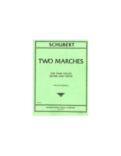 SCHUBERT F.-Marches (2) per 4 violoncelli (Despalj)