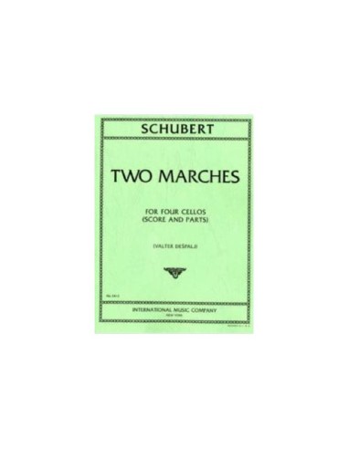 SCHUBERT F.-Märsche (2) für 4 Celli (Despalj)