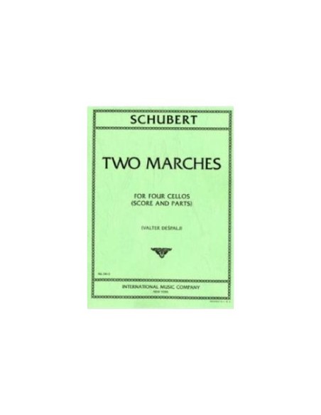 SCHUBERT F.-Märsche (2) für 4 Celli (Despalj)