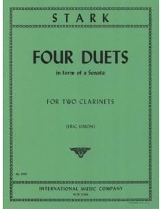 STARK R.-Duos (4) for 2 Clarinets (Simon)