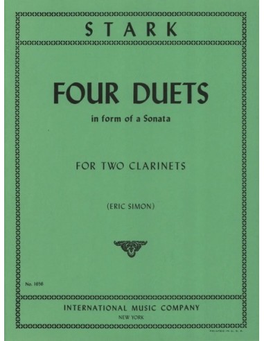 STARK R.-Duos (4) per 2 clarinetti (Simon)