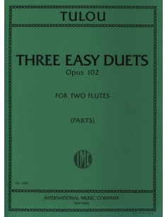 TULOU J.L.-Easy Duos (3) Op.102 für 2 Flöten