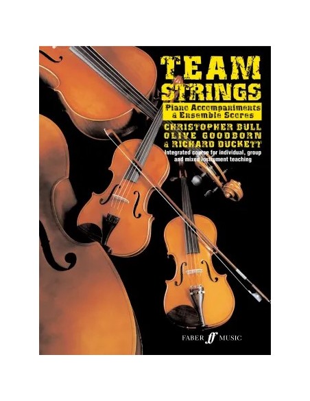TEAM STRINGS-Piano Accompaniment for String Instruments 1st (Book) "D"