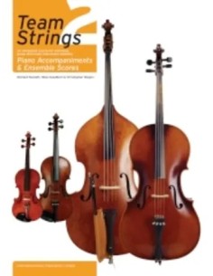 TEAM STRINGS-Piano Accompaniment for String Instruments 2nd (Book) "D"