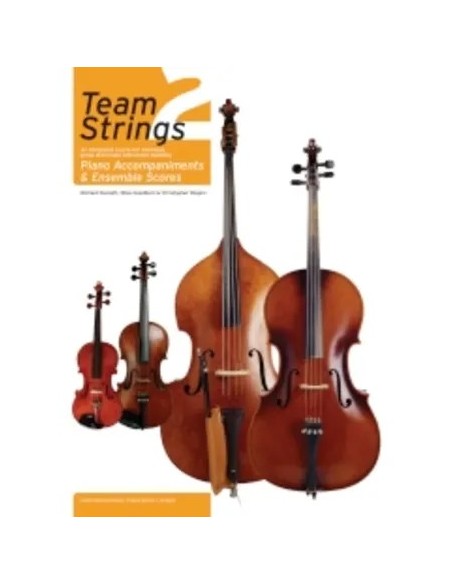 TEAM STRINGS-Piano Accompaniment for String Instruments 2nd (Book) "D"