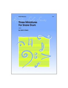 BECK J.H.-Trois miniatures pour caisse claire