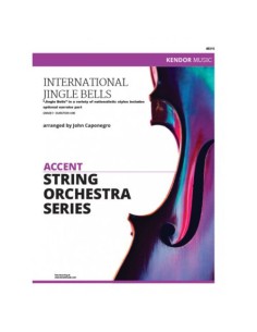 CAPONEGRO J.-International Jingle Bells pour orchestre à cordes (partition et parties) « D »