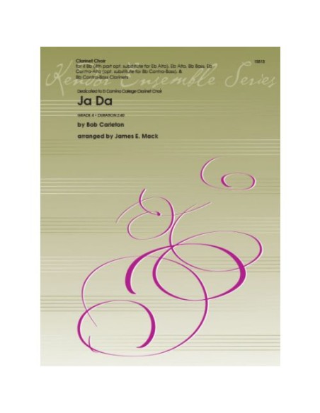 CARLETON B.-Ja Da (Mack) für Clarinet Group