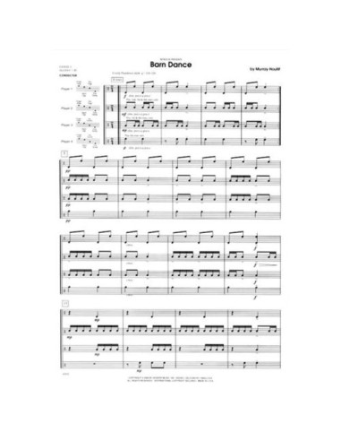 HOULLIF M.-Barn Dance per percussioni