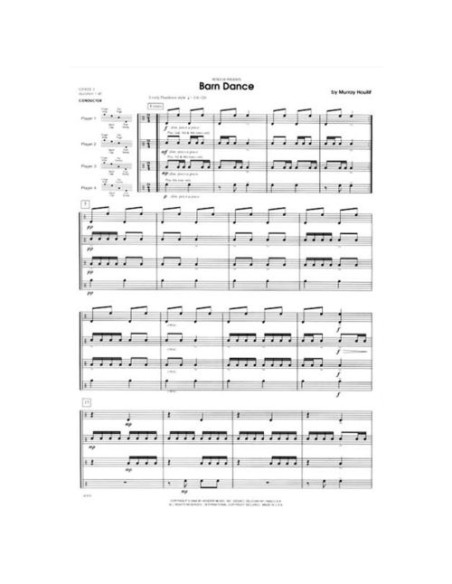 HOULLIF M.-Barn Dance per percussioni