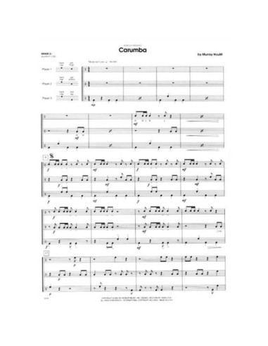 HOULLIF M.-Carumba pour percussions