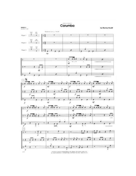 HOULLIF M.-Carumba pour percussions